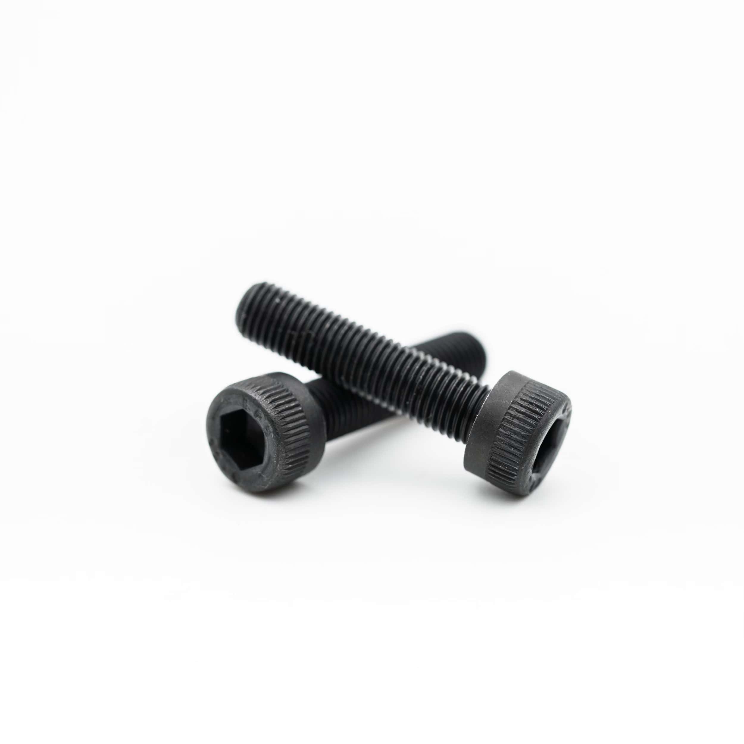 Bedding bolts for Anschutz 1827F Fortner biathlon rifles, in close up view