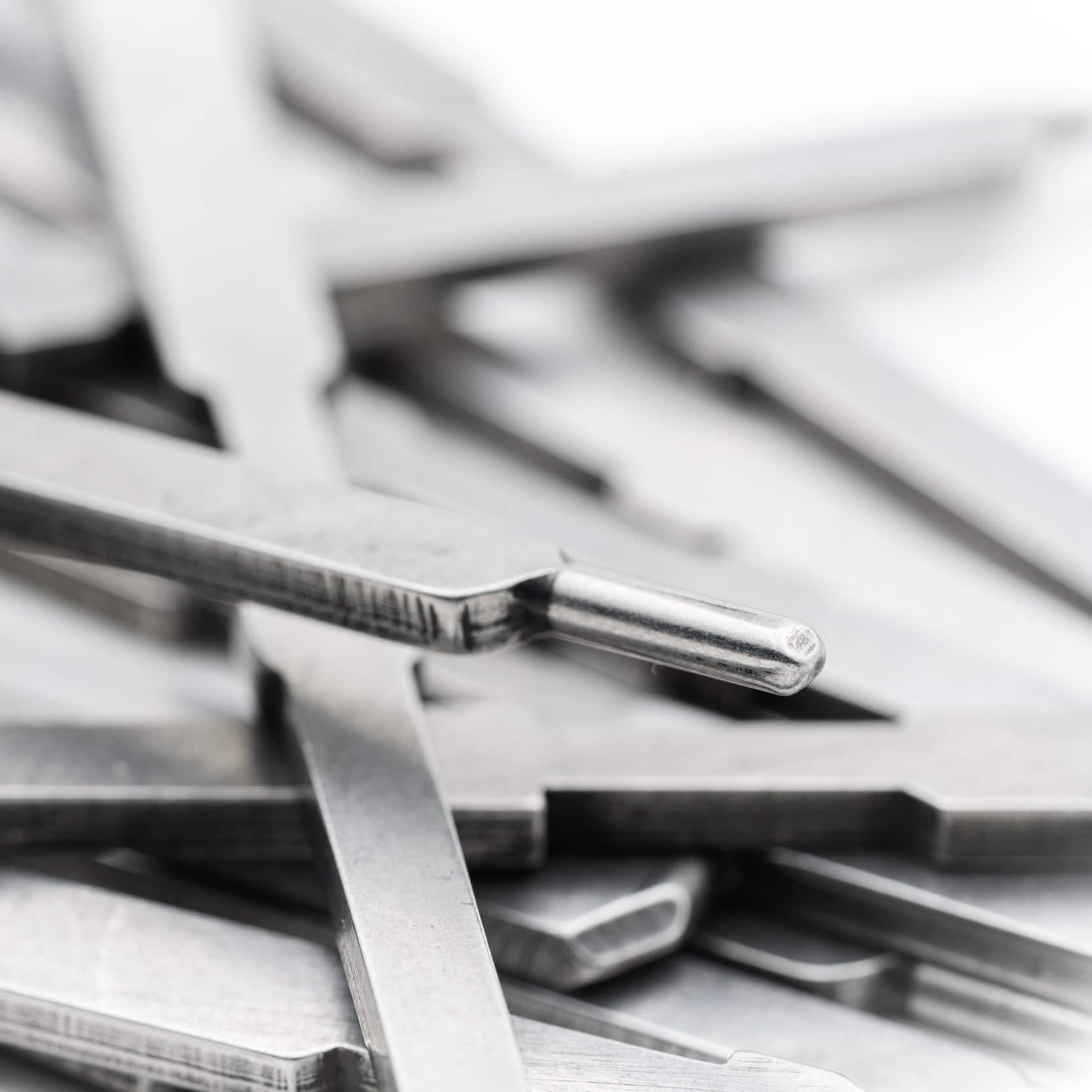 Close up view on head of firing pin for Anschutz 1827F Fortner biathlon rifle