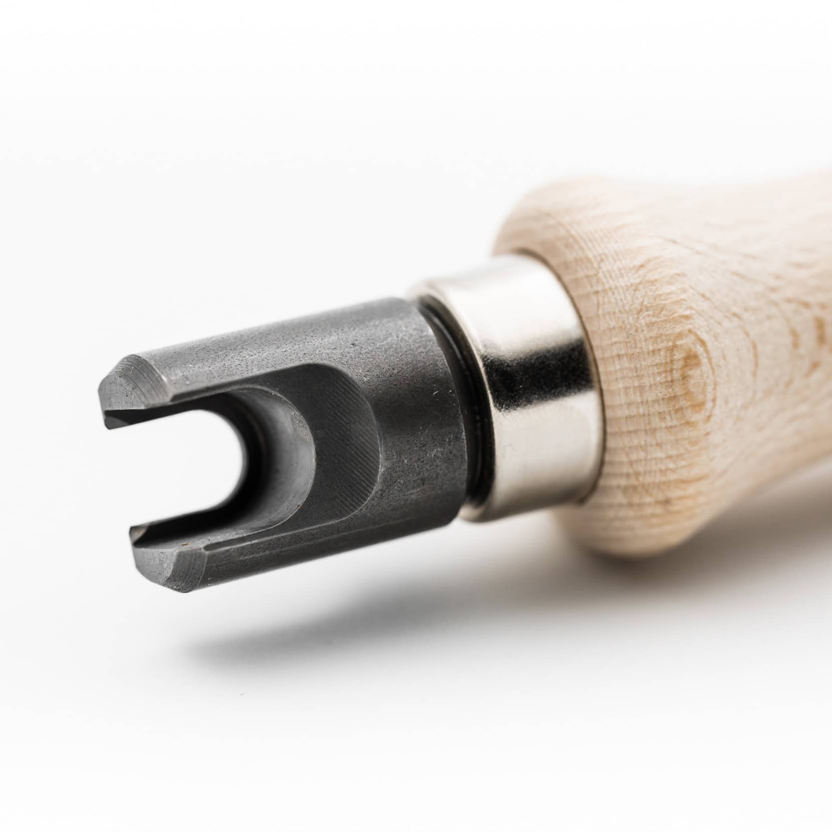 Firing pin tool for Anschutz 1827F Fortner biathlon rifles, toolhead close up view