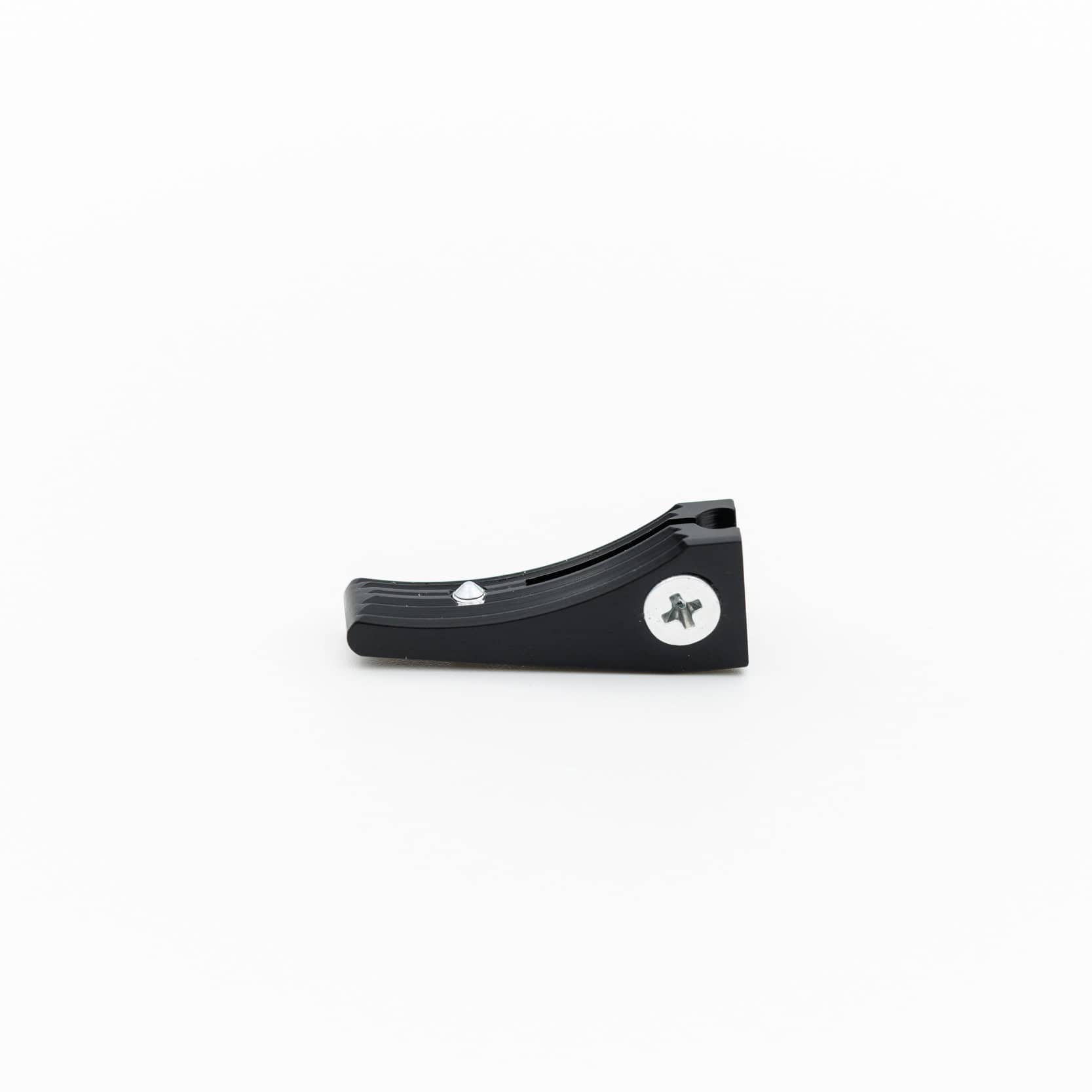 1827F Fortner pointed trigger blade for Anschutz biathlon rifles, side view