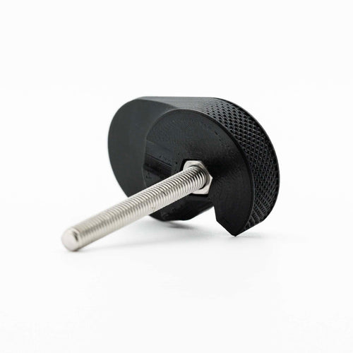 Large thumb rest for Anschutz 1827F Fortner biathlon rifles in full front view