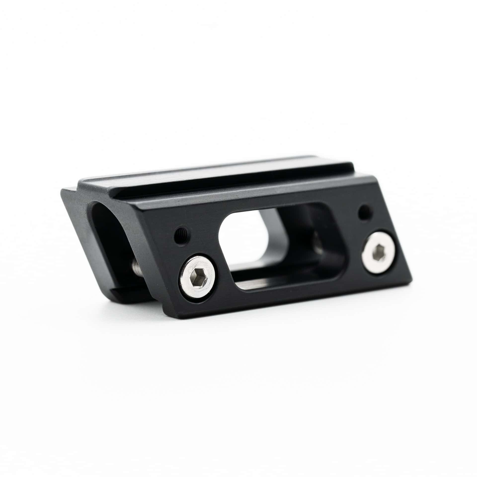Anschutz 16mm rear riser for 1827F biathlon rifles in side view