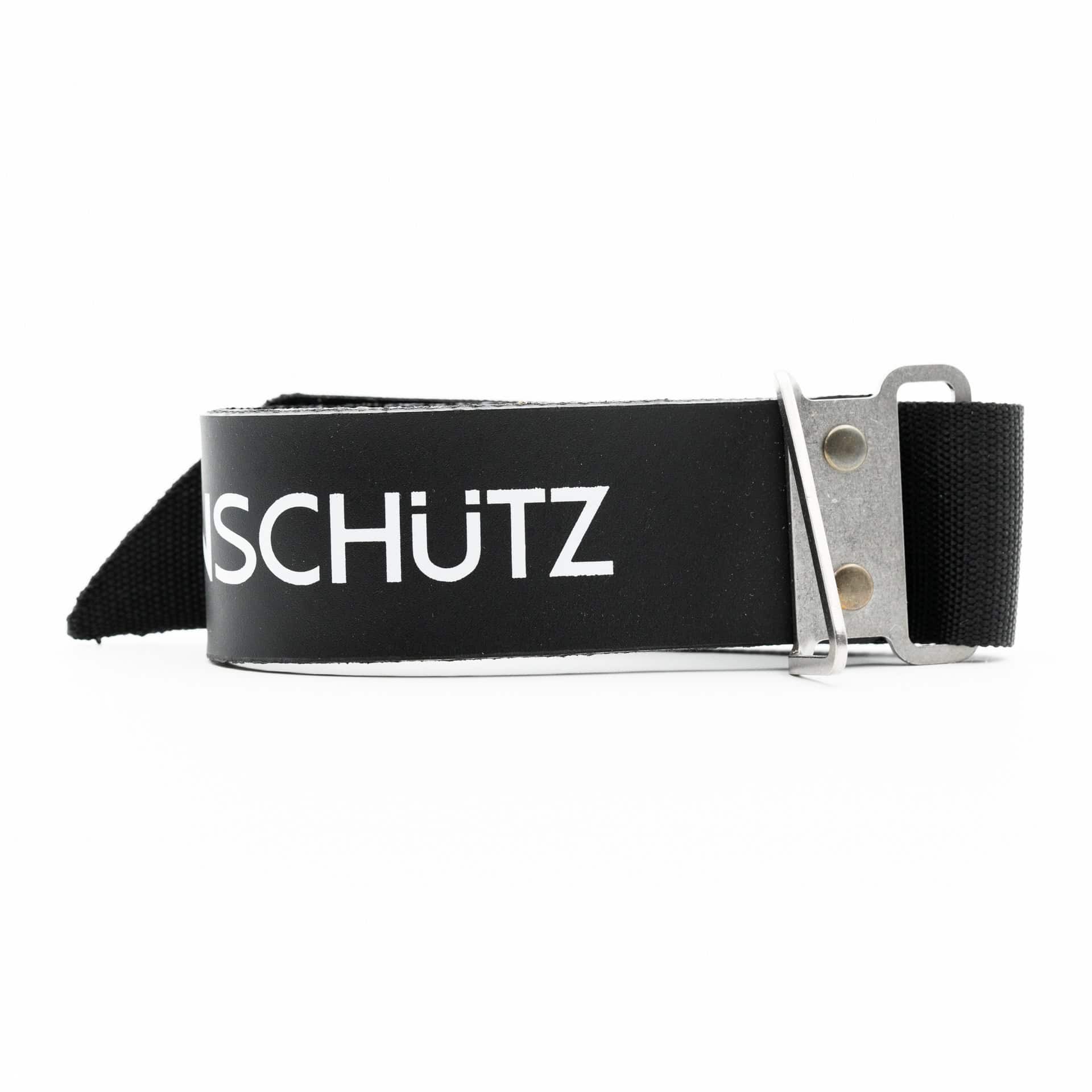 Anschutz biathlon arm cuff 4734 in black in full view