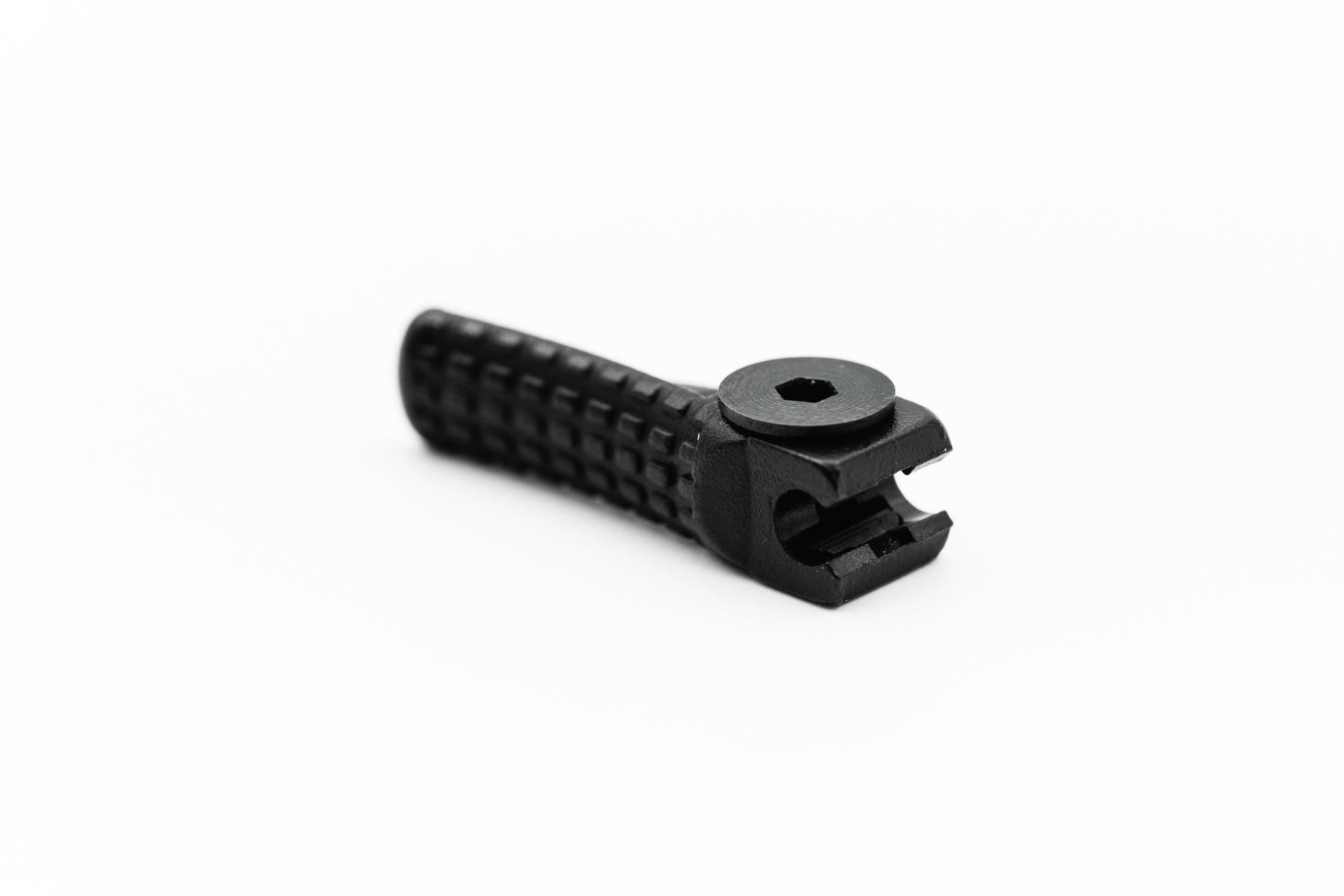Close up on securing bolt of trigger blade for Anschutz 1827F Fortner biathlon rifles