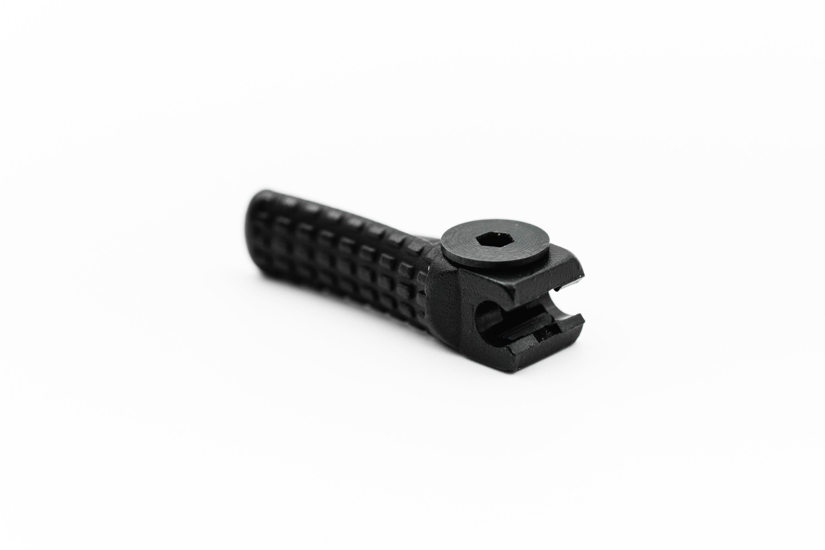 Close up on securing bolt of trigger blade for Anschutz 1827F Fortner biathlon rifles