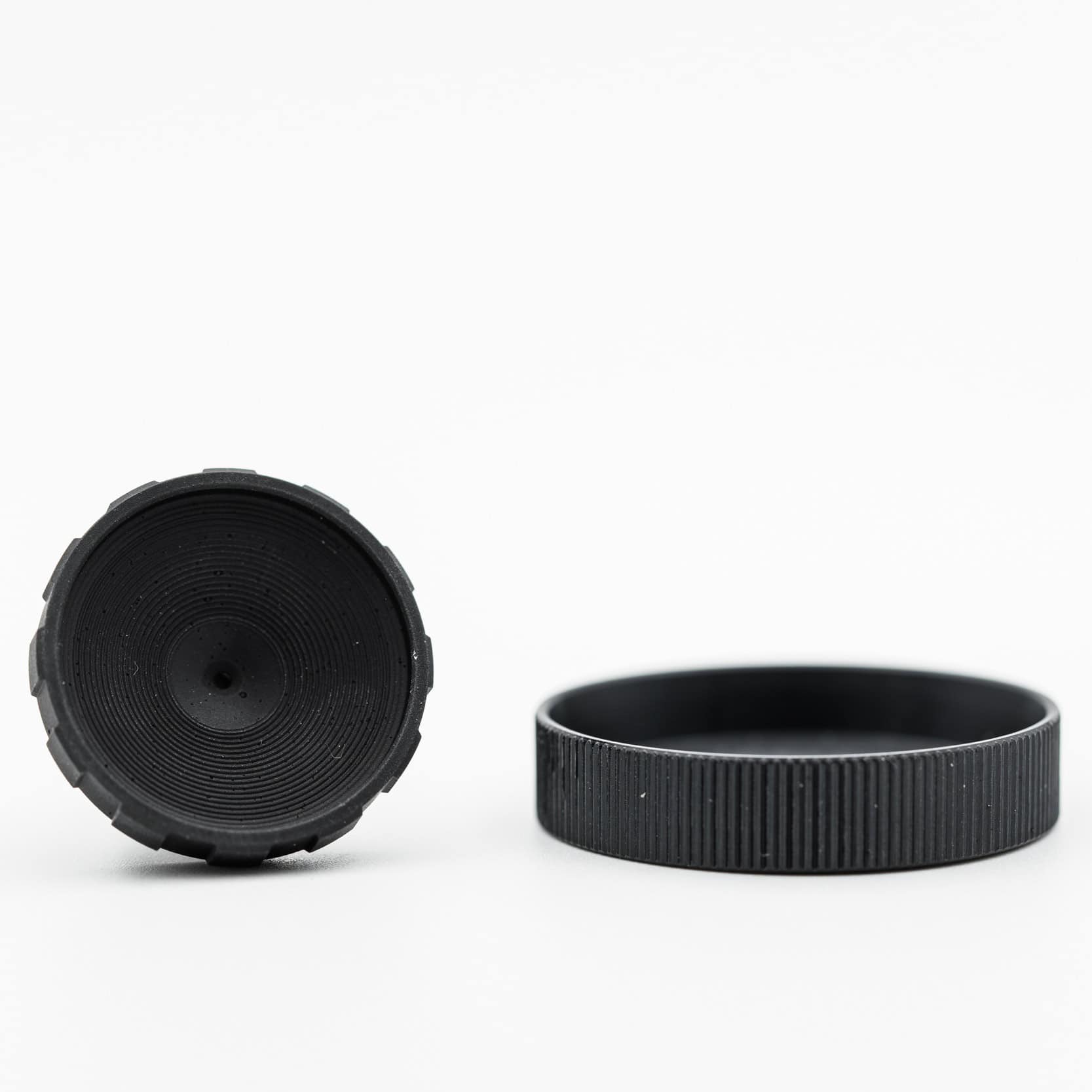 Anschutz rear aperture for 1827F Fortner biathlon rifle rear sights, with clamp ring detached in layout view