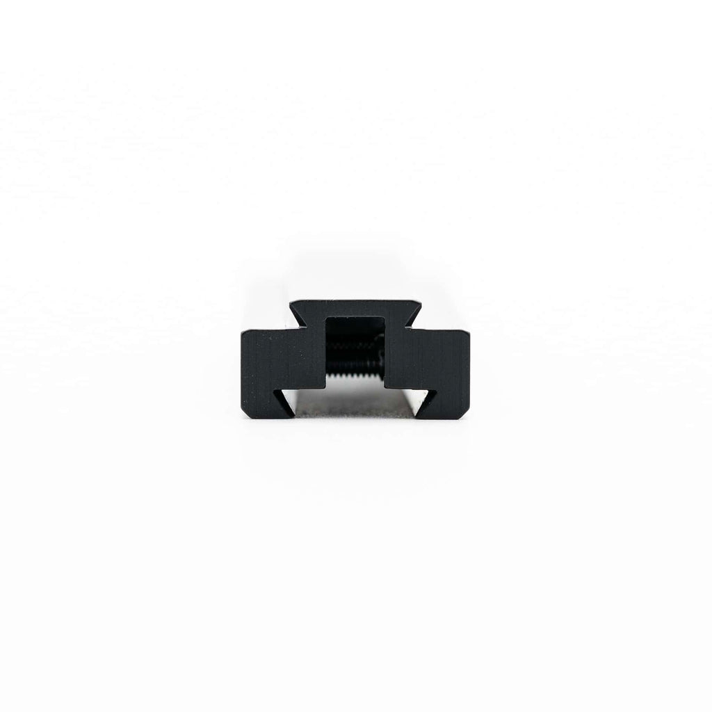 Fortner 8mm rear sight riser for Anschutz 1827F biathlon rifles in front view