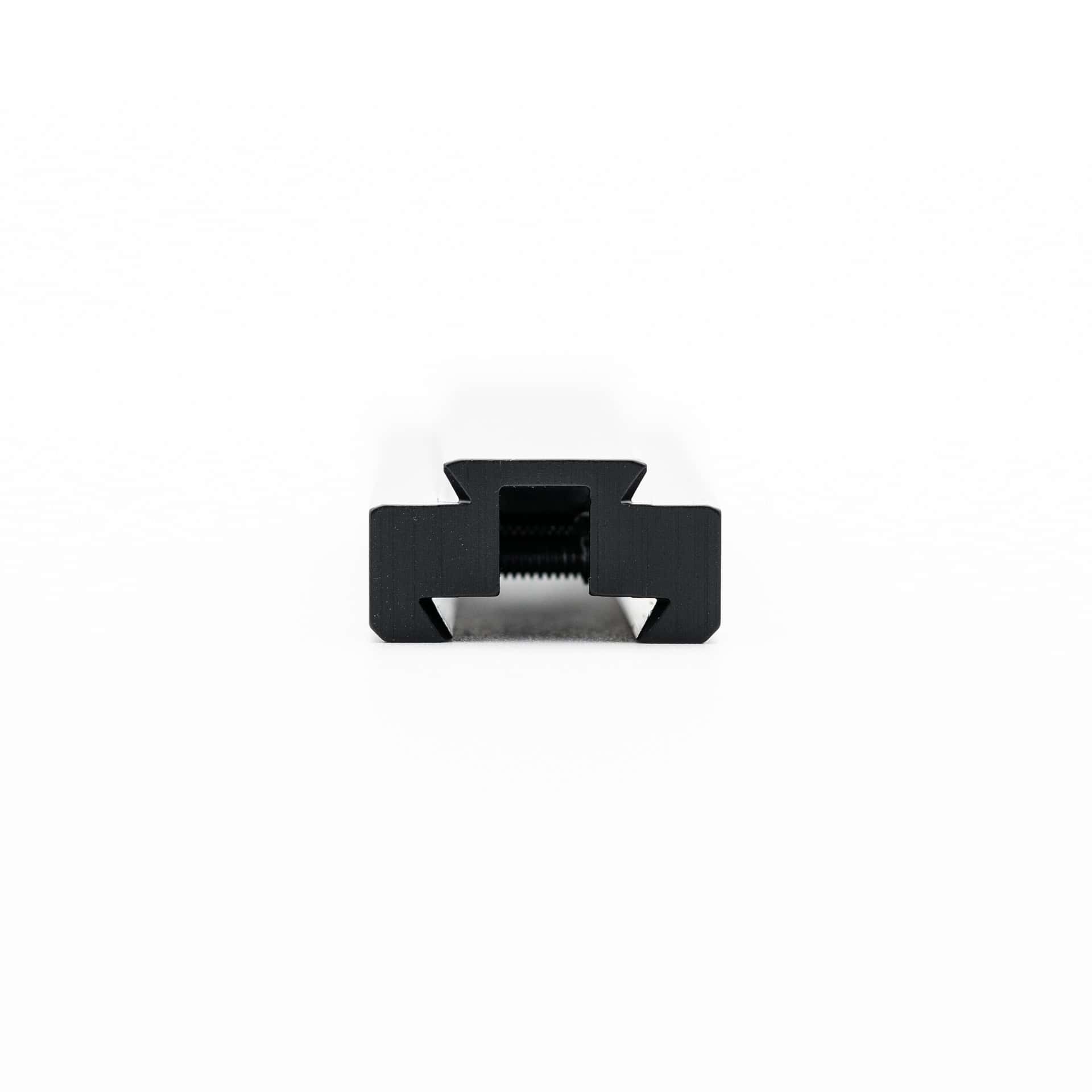 Fortner 8mm rear sight riser for Anschutz 1827F biathlon rifles in front view