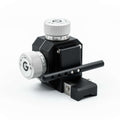 Gehmann 590-B Biathlon Rear Sight with snow cover closed, front right view