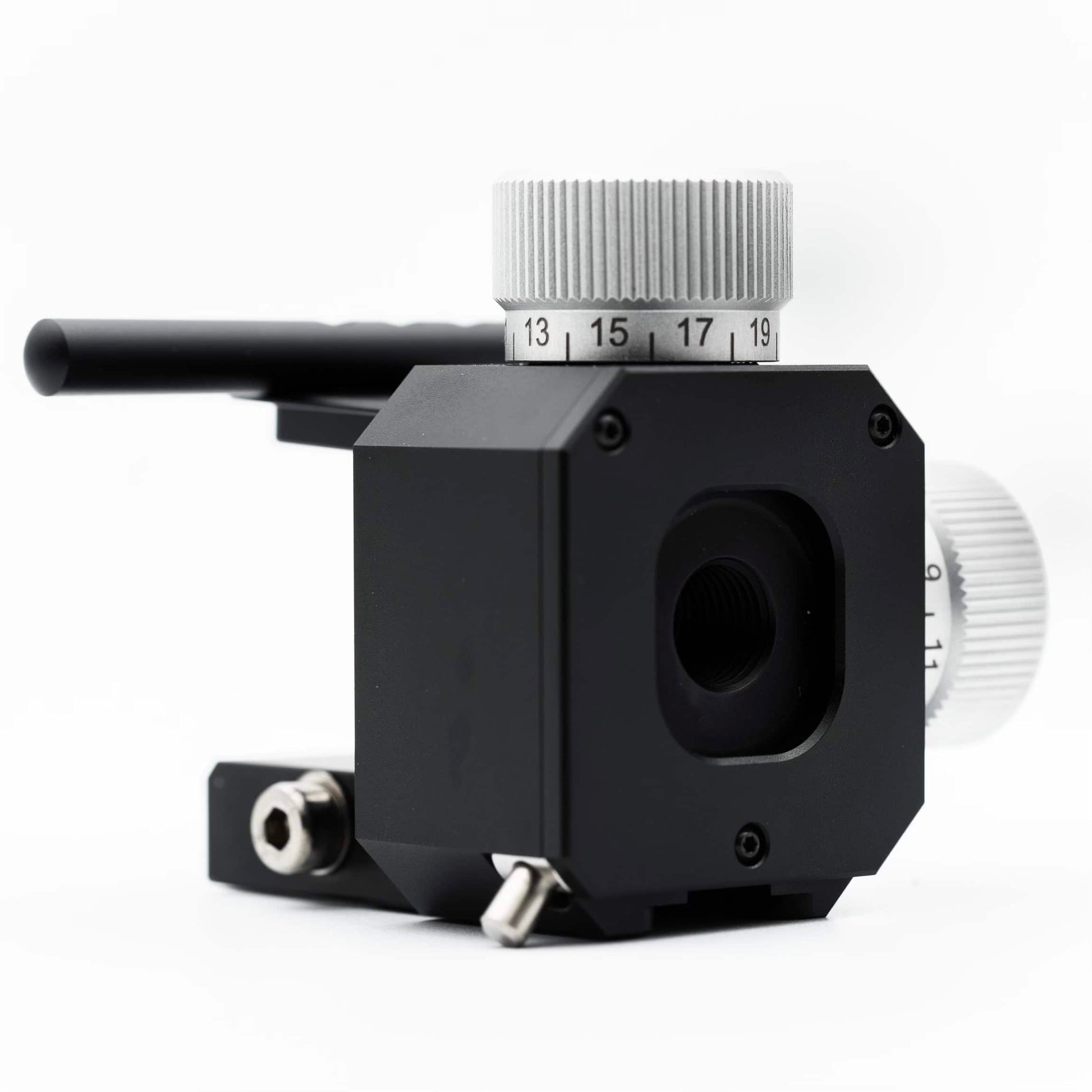 Gehmann 590-B Biathlon Rear Sight for Anschutz 1827F Fortner rifles, rear view