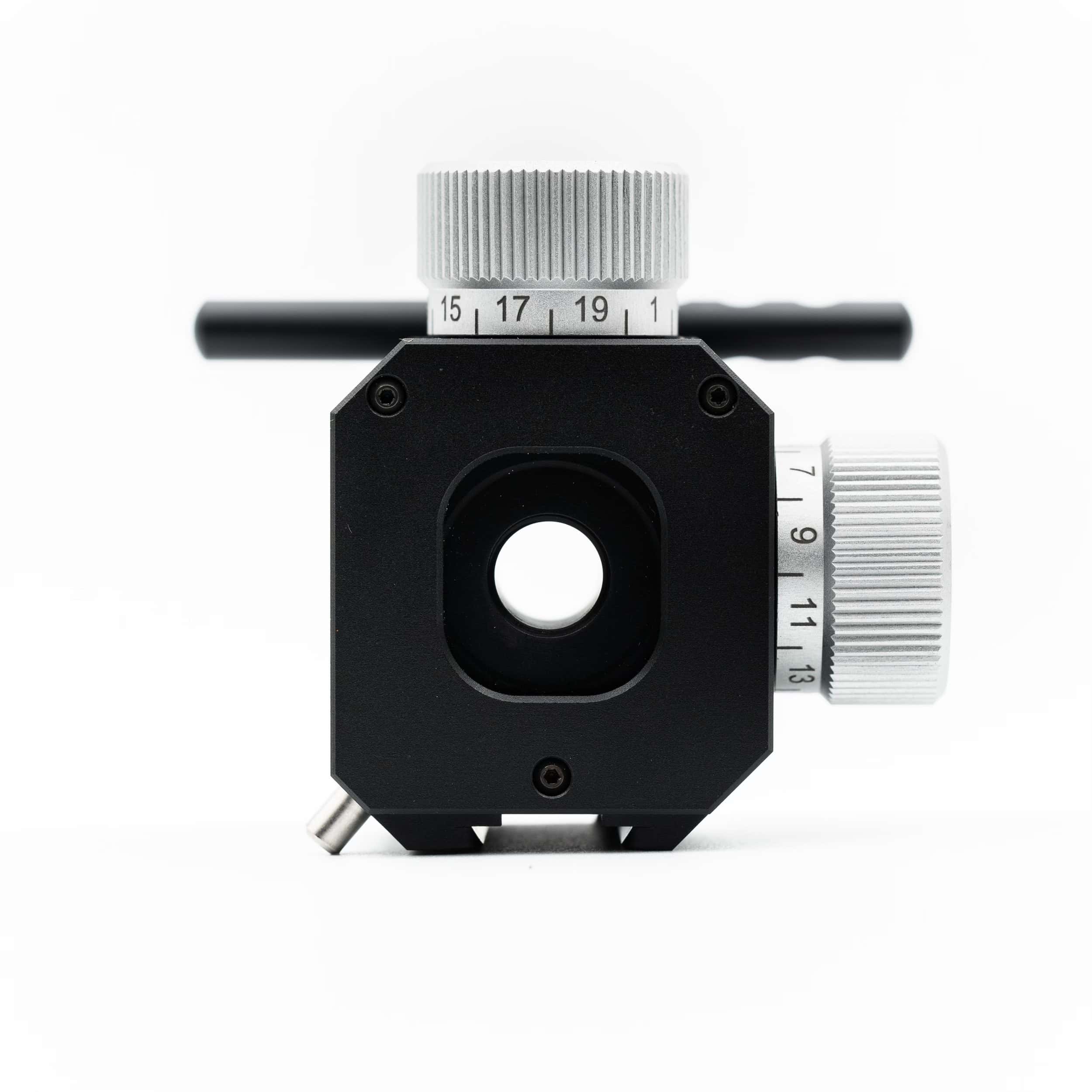 Gehmann 590-B Biathlon Rear Sight for Anschutz 1827F Fortner rifles, diopter view