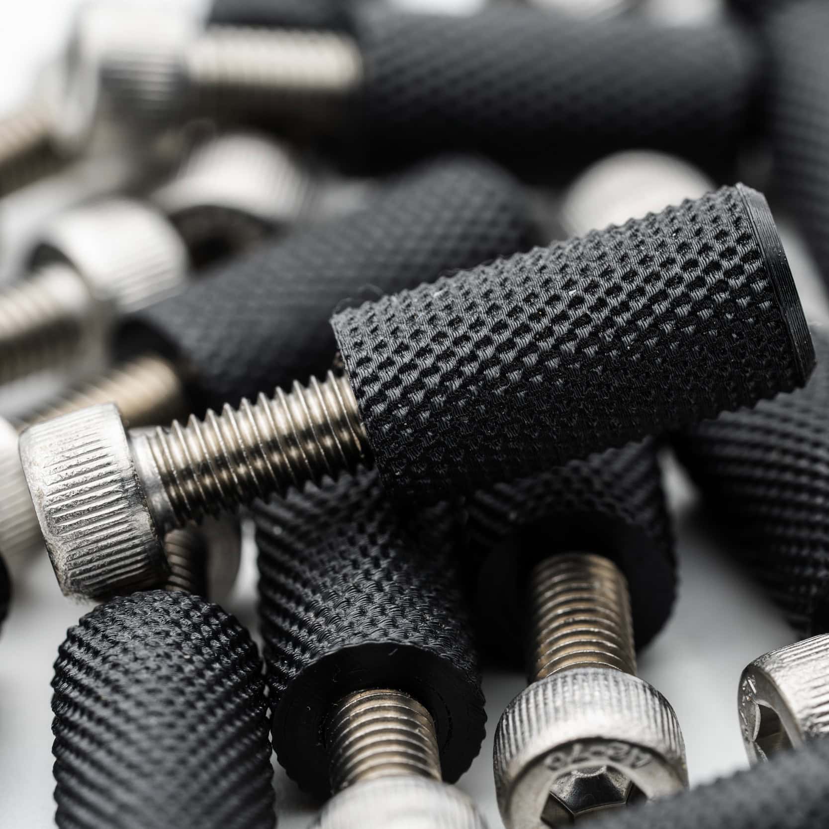 Naylor magazine release lever for Anschutz 1827F Fortner biathlon rifles, close up view