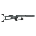 Naylor 3 biathlon stock for Anschutz 1827f Fortner rifles in dark grey, in full view