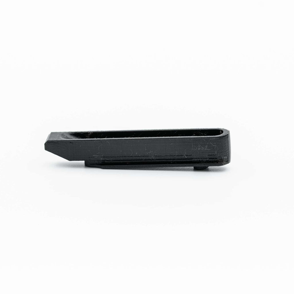 Naylor black plastic breech wedge for Anschutz 1827F Fortner biathlon rifle, full view