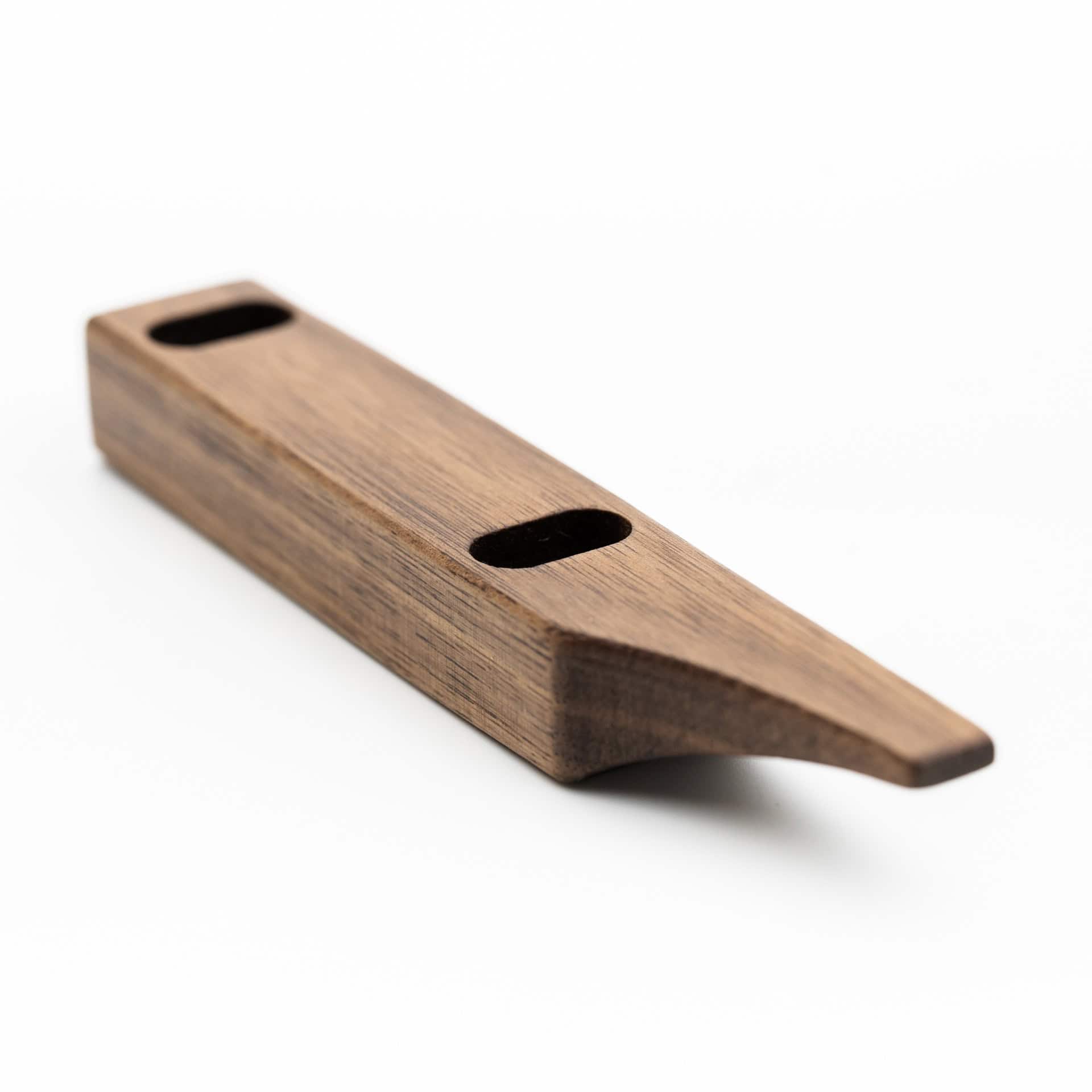 Cheek rest for Naylor biathlon rifle stocks in walnut in full view