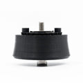 Assembled prone biathlon handstop for Anschutz 1827F Fortner rifles in front view