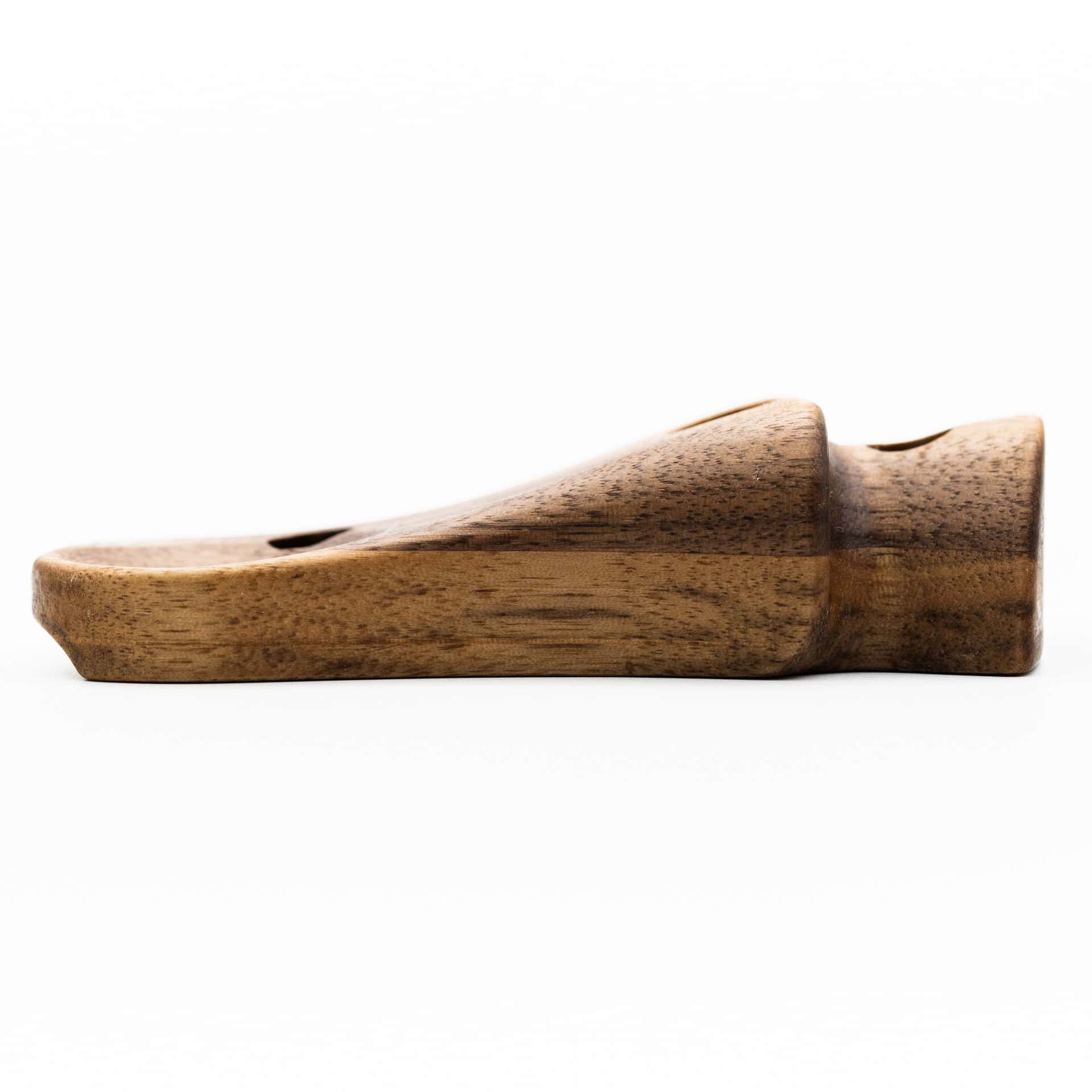 Standing grip for Anschutz 1827F Fortner biathlon rifles in walnut, in side view