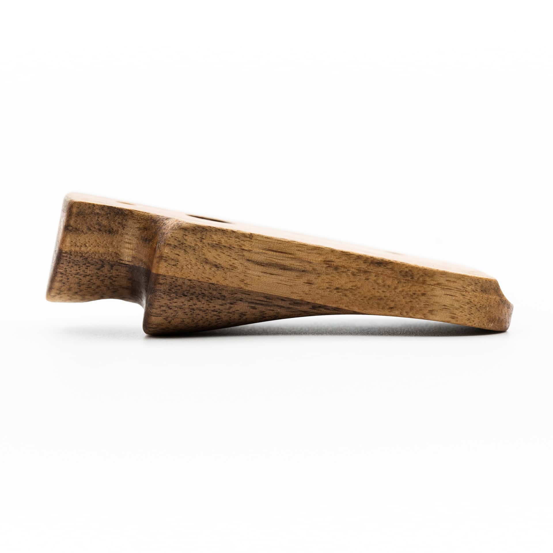 Standing grip for Anschutz 1827F Fortner biathlon rifles in walnut, in left side view
