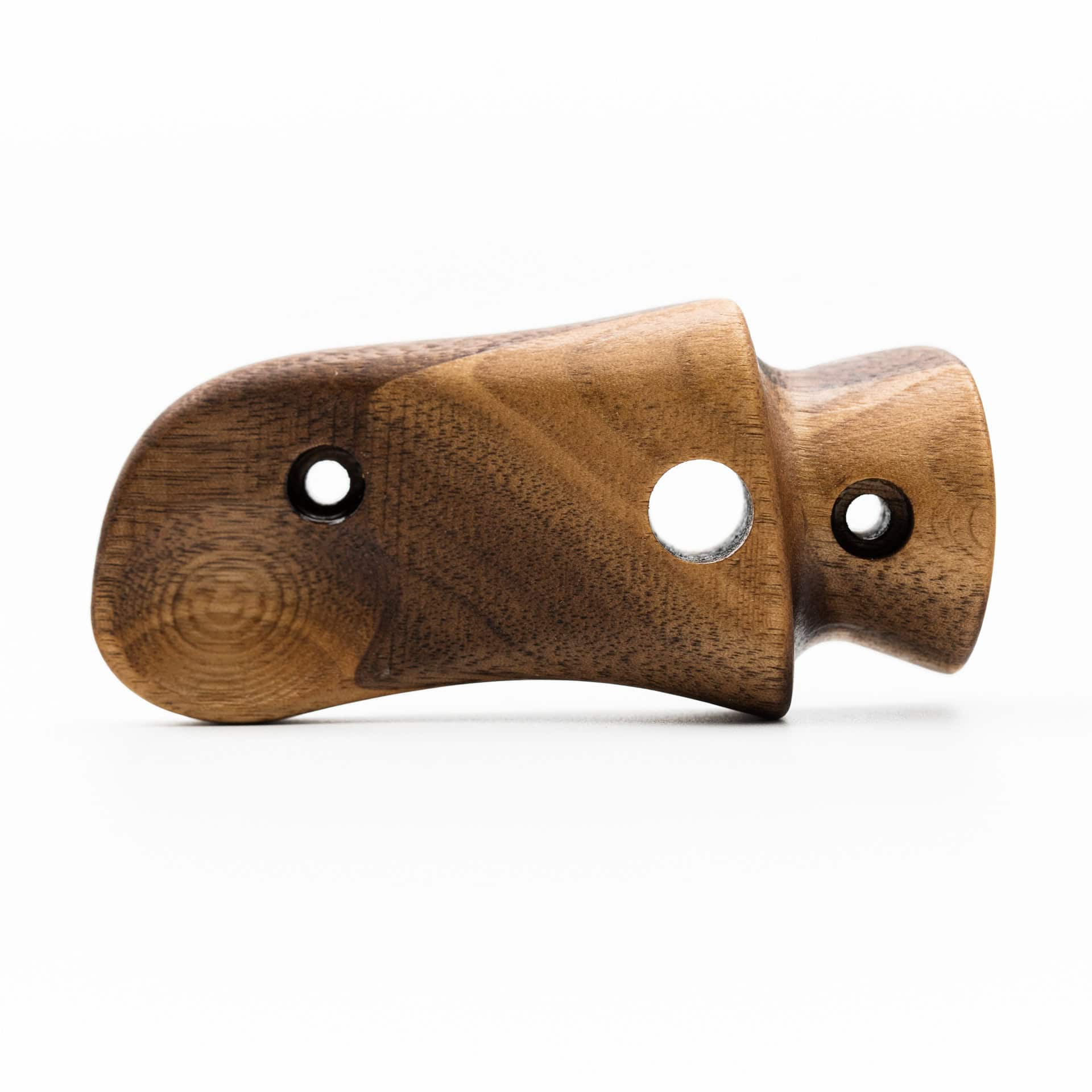 Standing grip for Anschutz 1827F Fortner biathlon rifles in walnut, in top view